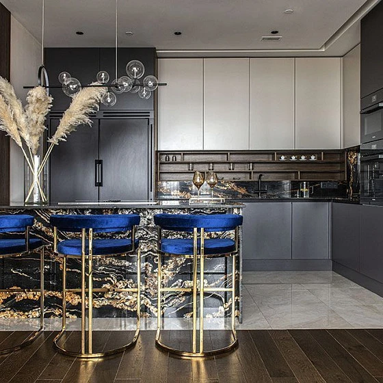 Кухня от ателье Silver HOME в проекте дизайнера Богдановой Алены - фото галереи №2